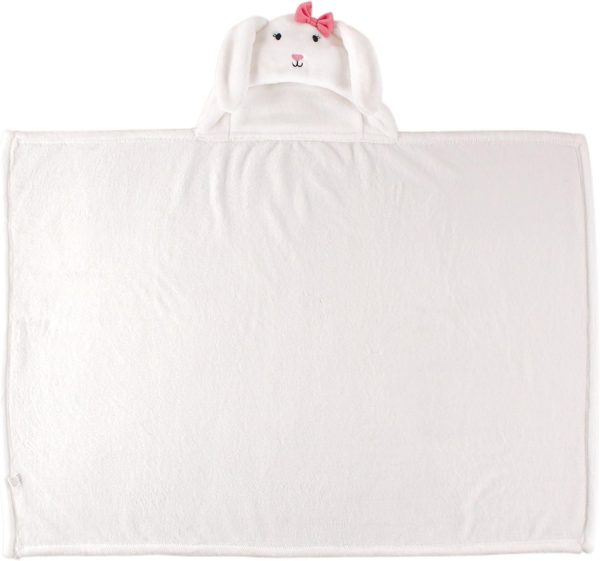 Hudson Baby Unisex Baby and Toddler Hooded Animal Face Plush Blanket, Flamingo, One Size - Image 31