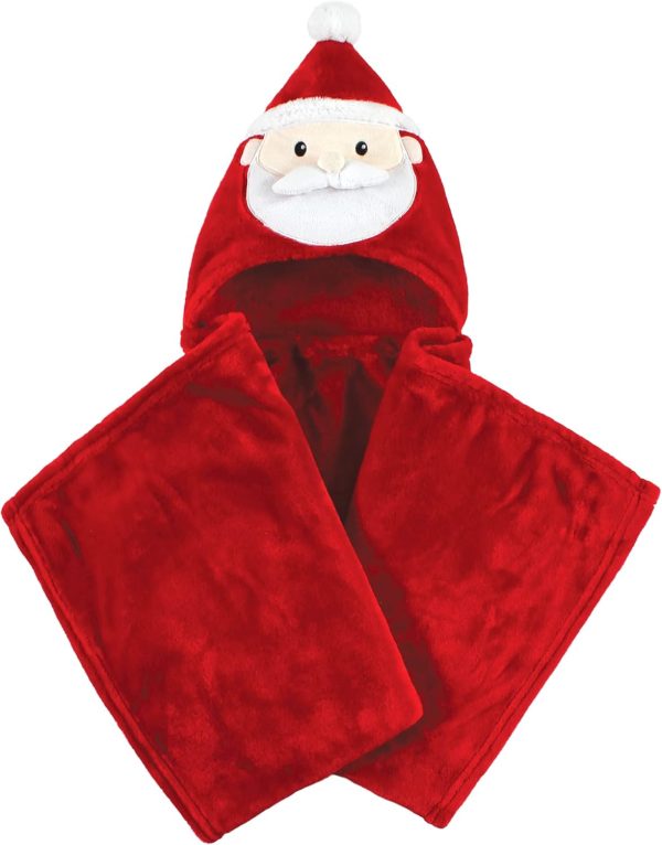 Hudson Baby Unisex Baby and Toddler Hooded Animal Face Plush Blanket, Flamingo, One Size - Image 34