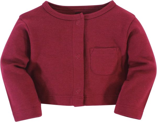 Hudson Baby Baby Girls' Cotton Dress and Cardigan Set - Image 64