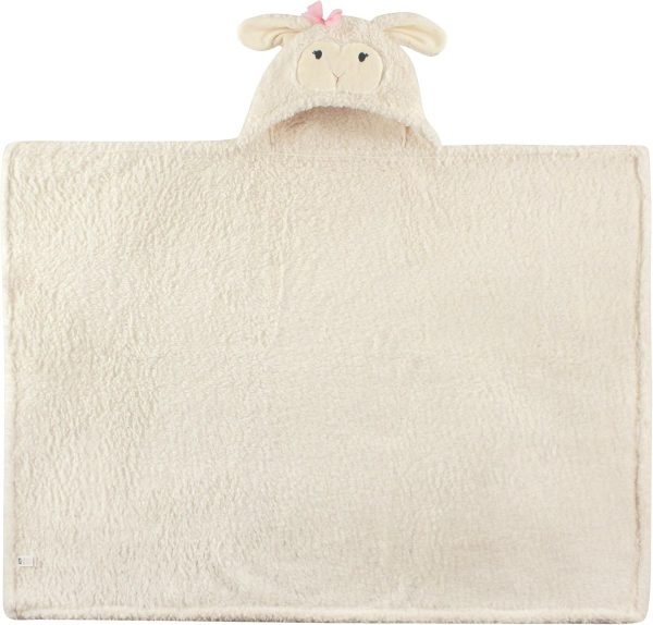 Hudson Baby Unisex Baby and Toddler Hooded Animal Face Plush Blanket, Flamingo, One Size - Image 44
