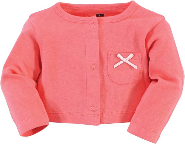 Hudson Baby Baby Girls' Cotton Dress and Cardigan Set - Image 70