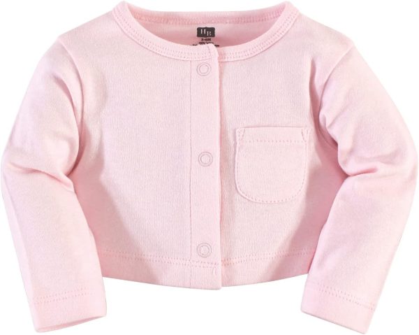 Hudson Baby Baby Girls' Cotton Dress and Cardigan Set - Image 84