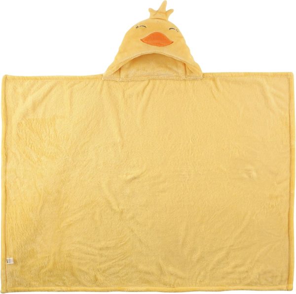 Hudson Baby Unisex Baby and Toddler Hooded Animal Face Plush Blanket, Flamingo, One Size - Image 61