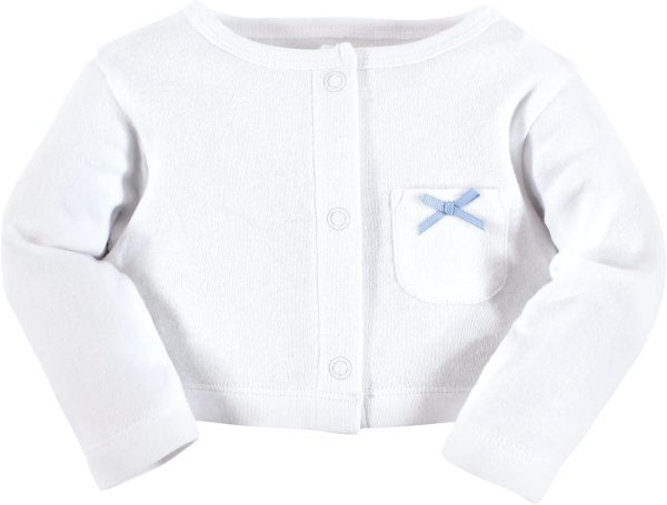 Hudson Baby Baby Girls' Cotton Dress and Cardigan Set - Image 96