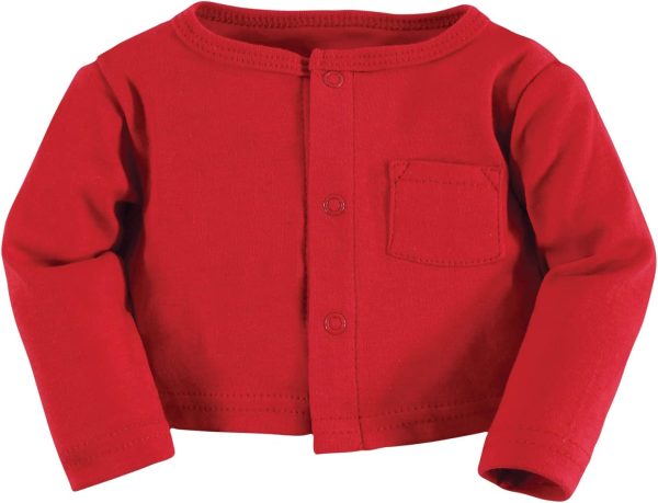 Hudson Baby Baby Girls' Cotton Dress and Cardigan Set - Image 122