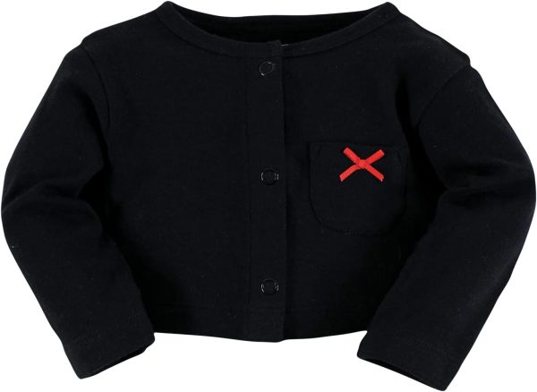 Hudson Baby Baby Girls' Cotton Dress and Cardigan Set - Image 128