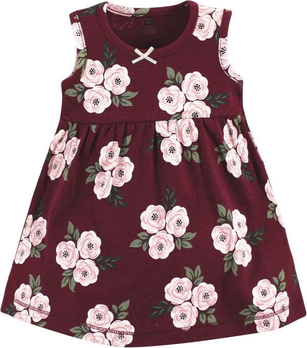 Hudson Baby Baby Girls' Cotton Dress and Cardigan Set - Image 148