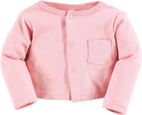 Hudson Baby Baby Girls' Cotton Dress and Cardigan Set - Image 168
