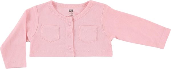 Hudson Baby Baby Girls' Cotton Dress and Cardigan Set - Image 173