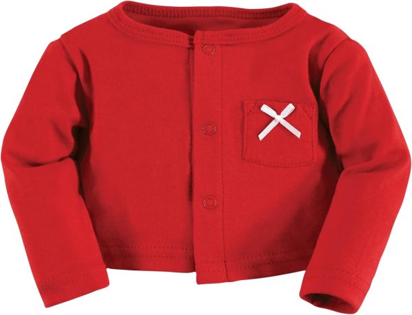 Hudson Baby Baby Girls' Cotton Dress and Cardigan Set - Image 178