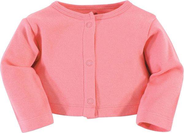 Hudson Baby Baby Girls' Cotton Dress and Cardigan Set - Image 186