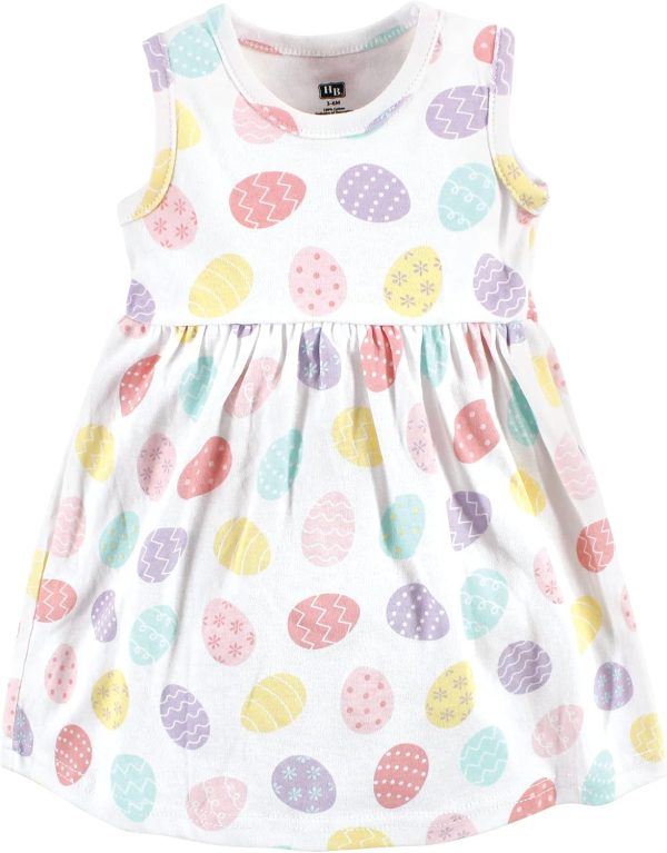Hudson Baby Baby Girls' Cotton Dress and Cardigan Set - Image 190